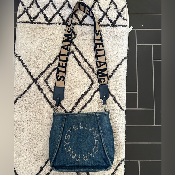 Stella McCartney Eco After Denim Crossbody Bag - Picture 2 of 11